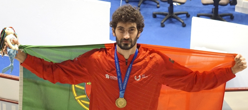 Júlio Ferreira ganhou o bronze no taekwondo